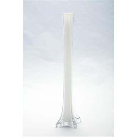 Standalone 87188 16W 16 in . White Tower Vase, Clear ST2565800